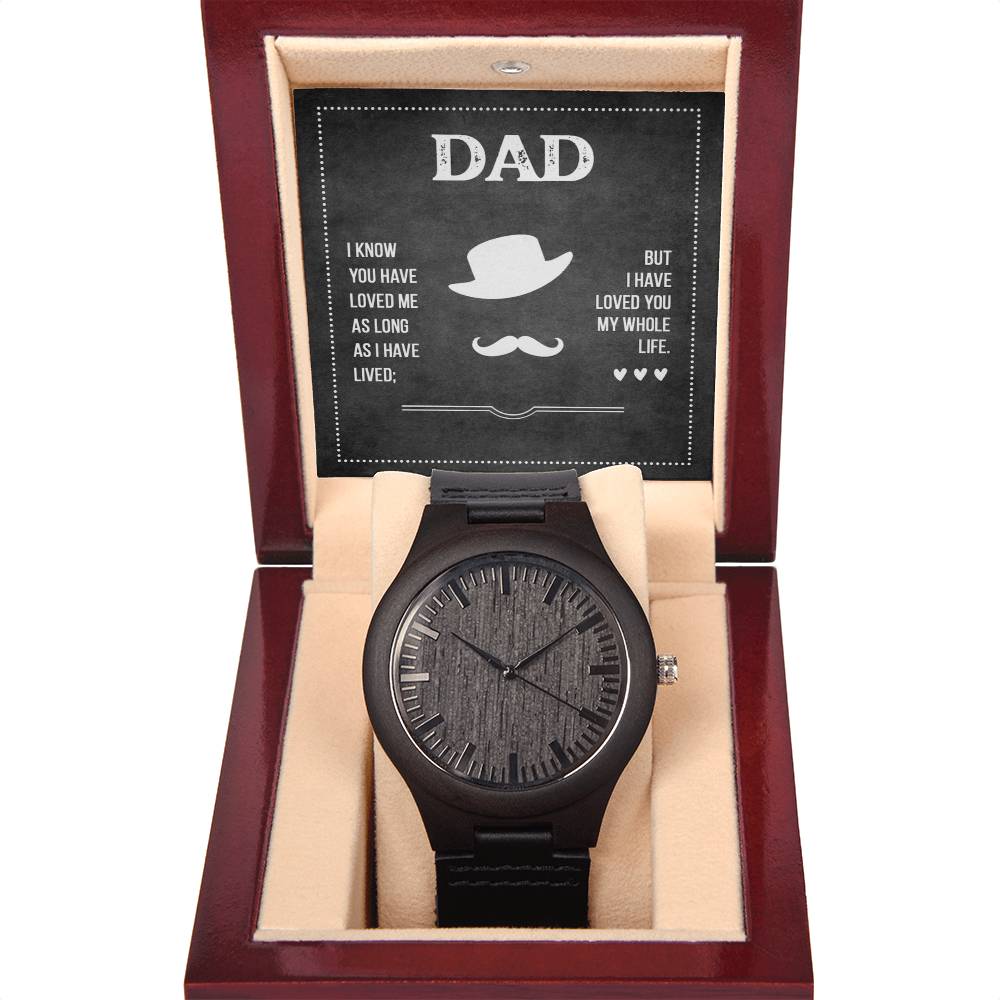 A Dad’s Love Wooden Watch