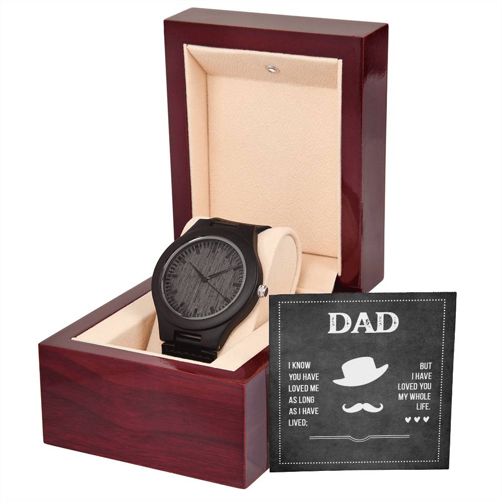 A Dad’s Love Wooden Watch