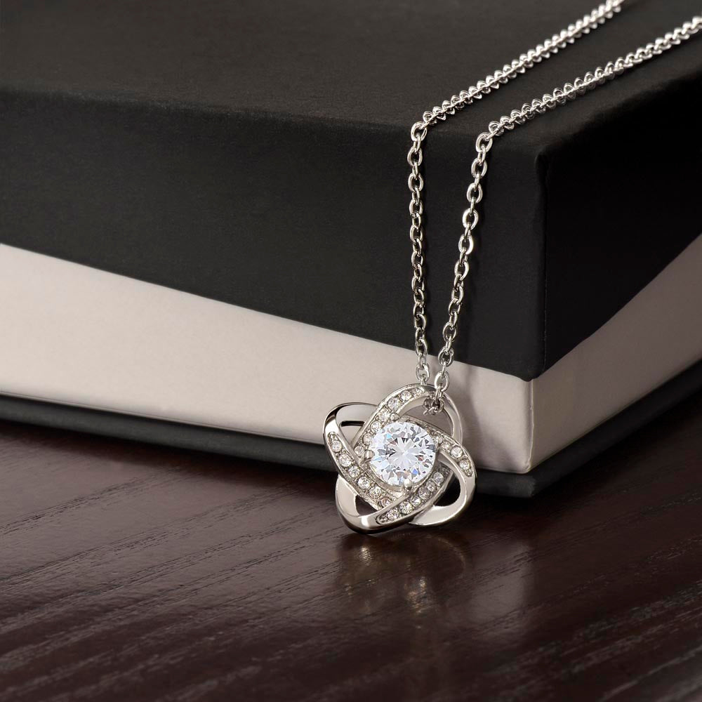 Love Knot CZ Necklace – Symbol of an Unbreakable Bond