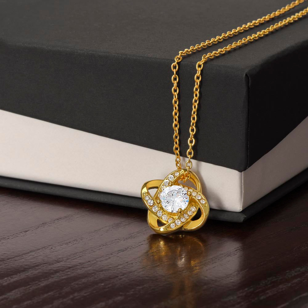 Love Knot CZ Necklace – Symbol of an Unbreakable Bond