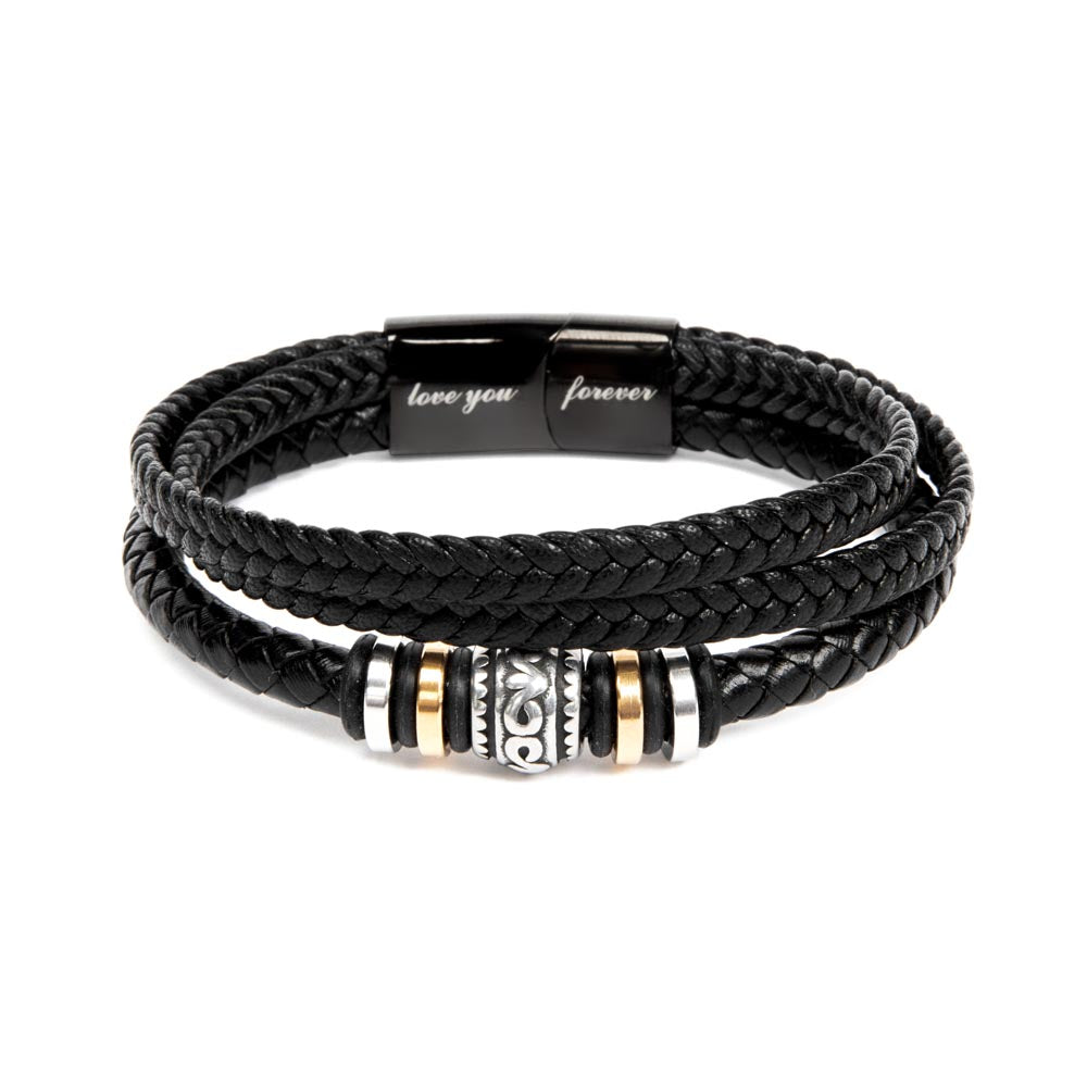 To My Grandson – You Will Never Lose My Love Bracelet