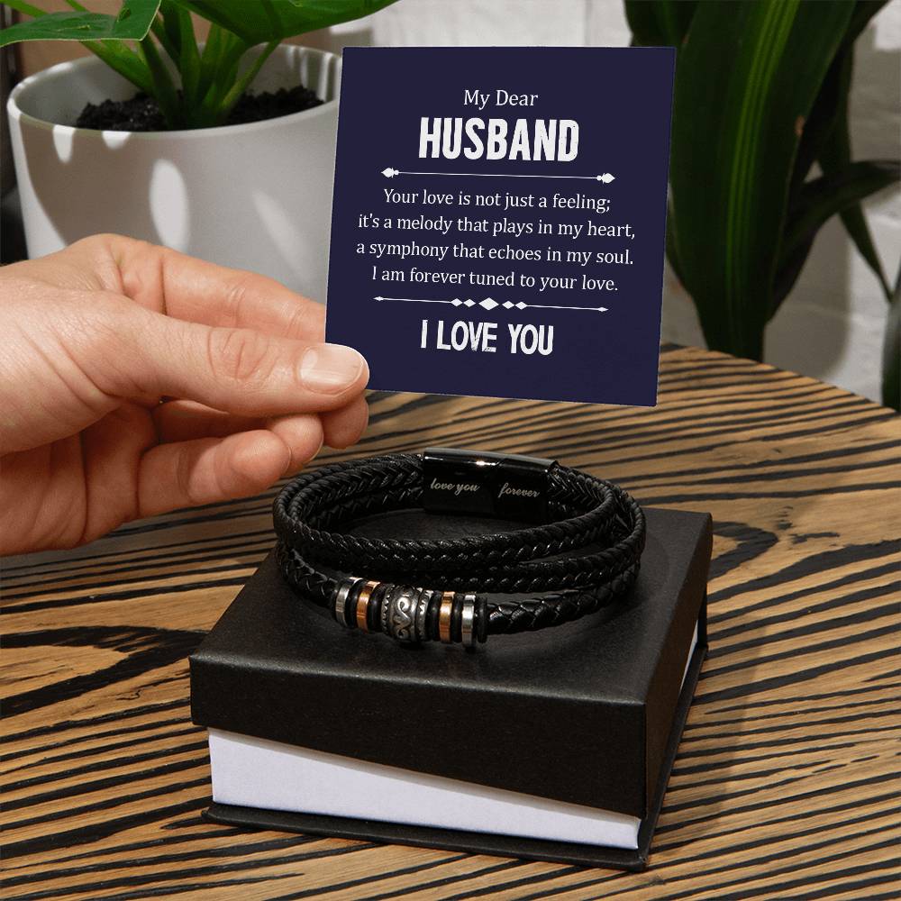 Your Love Is More Than a Feeling Vegan Leather Bracelet