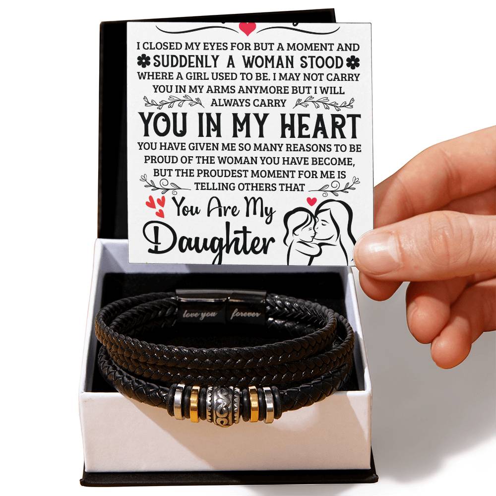 To My Stepdad – Your Choice to Love Me Forever Bracelet