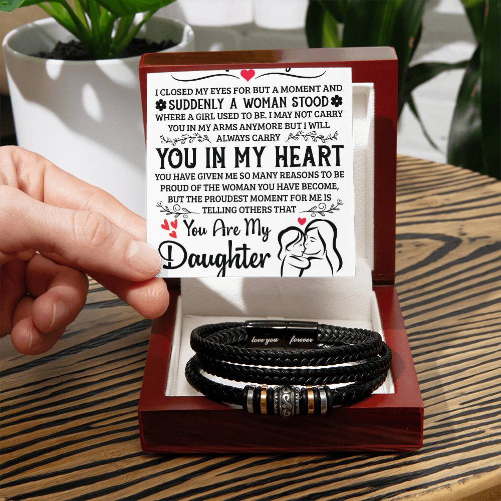 To My Stepdad – Your Choice to Love Me Forever Bracelet