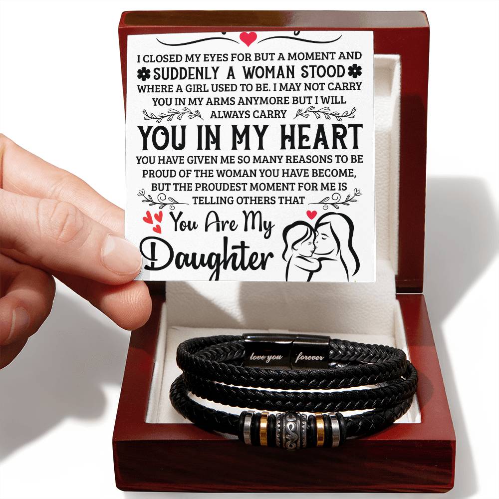 To My Stepdad – Your Choice to Love Me Forever Bracelet