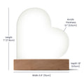 To My Daughter-in-Law It Is an Honor Heart-Shaped LED Plaque