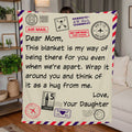 This Blanket Is My Way of Hugging You Jersey Fleece Blanket