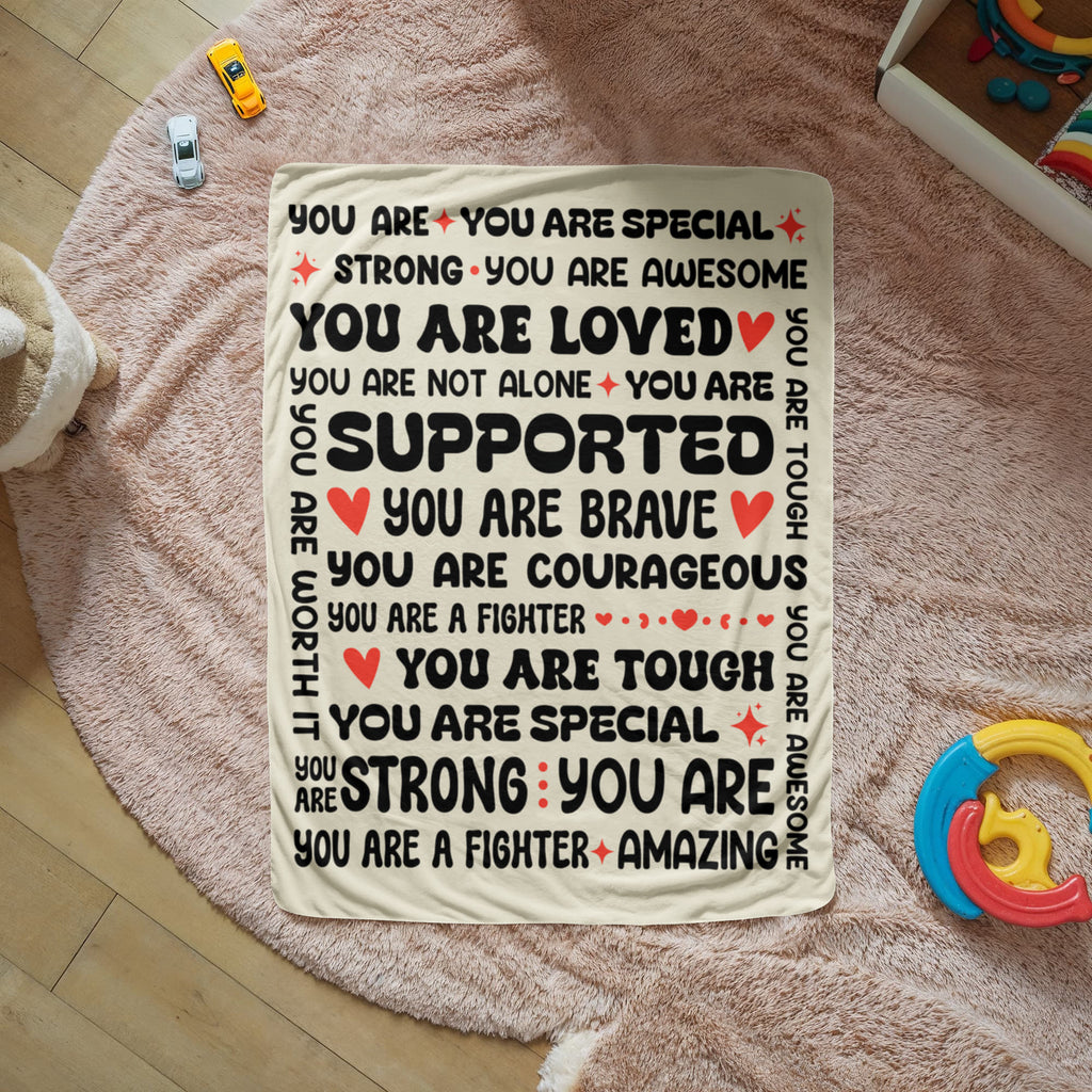To My Daughter You Are Braver Sherpa Blanket From Mom