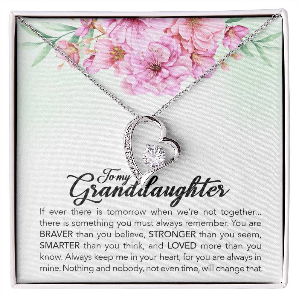 To My Brave Granddaughter – Forever Love Necklace