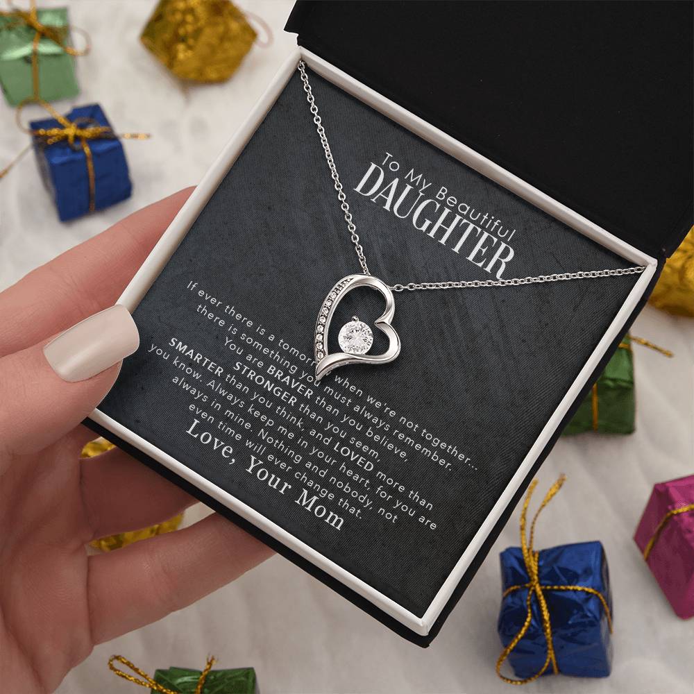 To My Beautiful Daughter – Forever Love Necklace