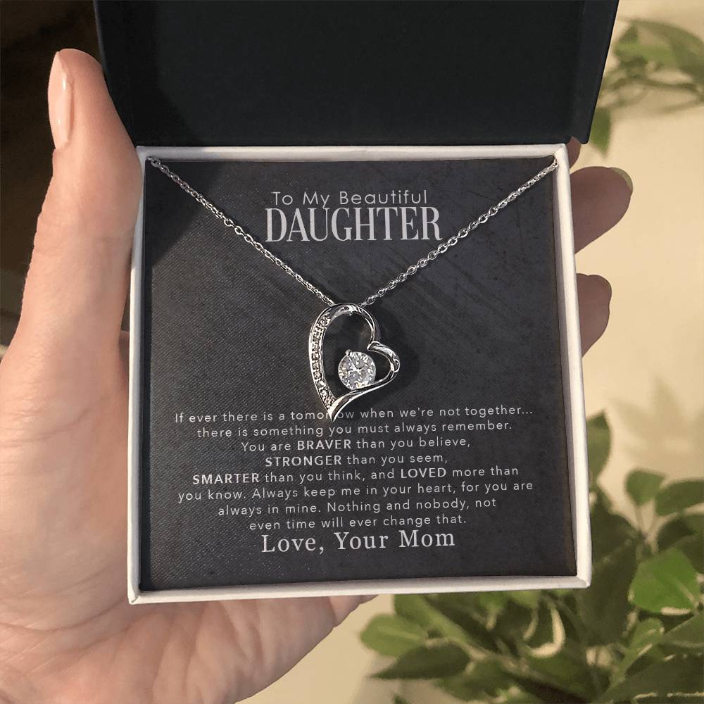 To My Beautiful Daughter – Forever Love Necklace