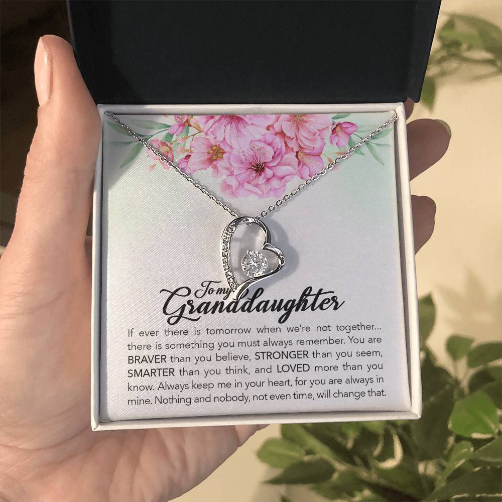 To My Brave Granddaughter – Forever Love Necklace