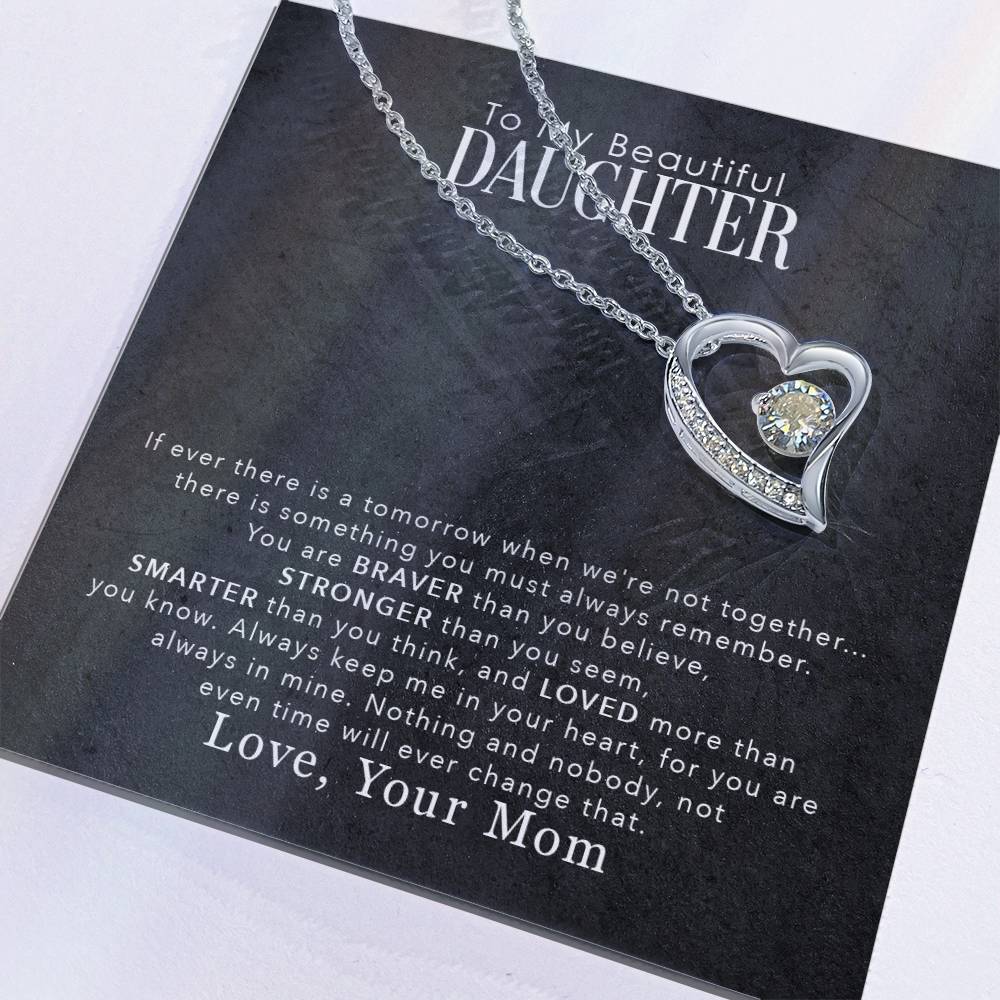 To My Beautiful Daughter – Forever Love Necklace