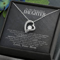 To My Beautiful Daughter – Forever Love Necklace