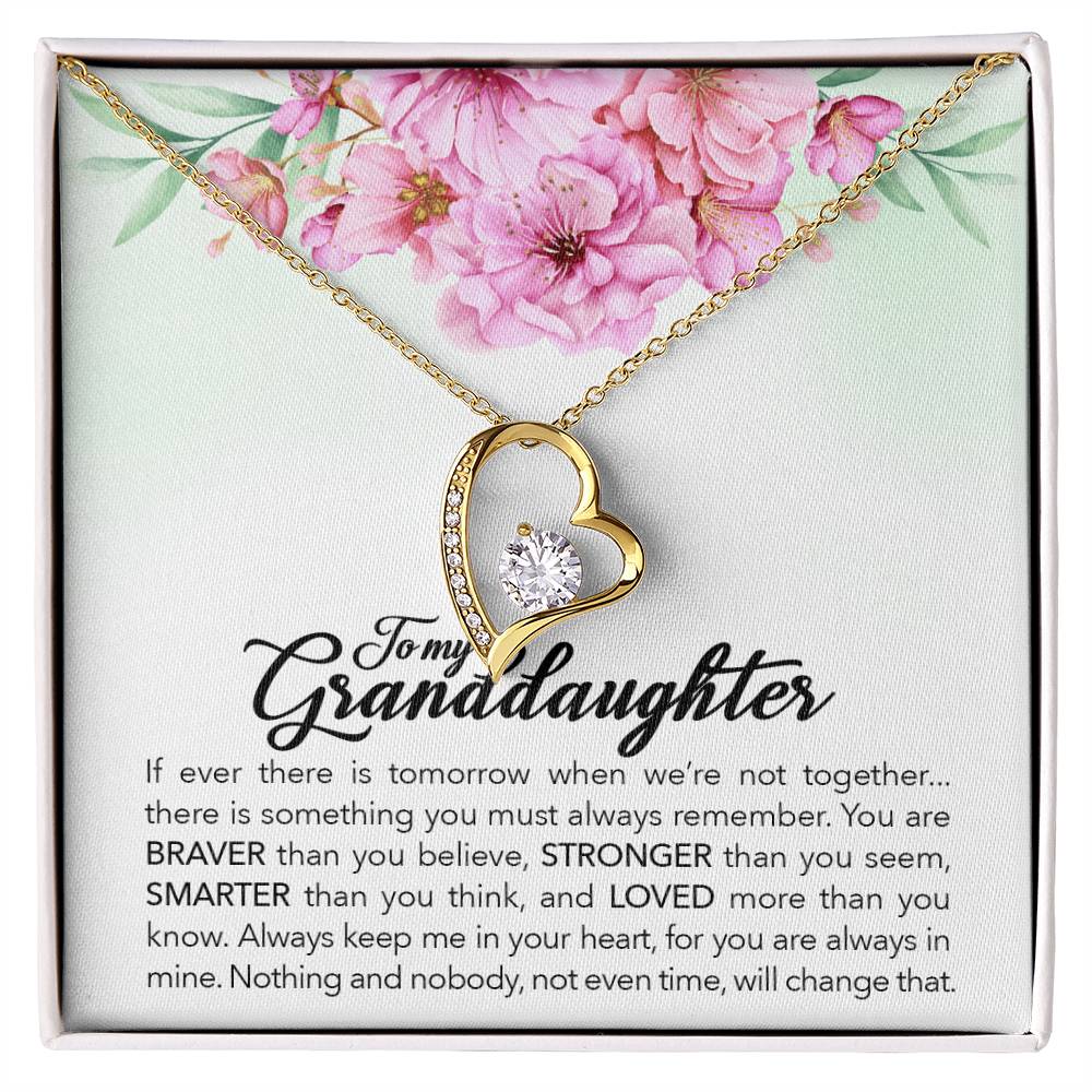 To My Brave Granddaughter – Forever Love Necklace