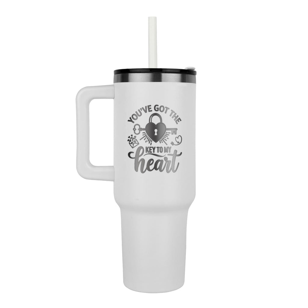 You’ve Got the Key to My Heart Engraved 40 oz. Tumbler
