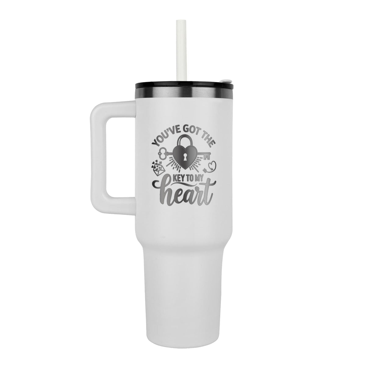 You’ve Got the Key to My Heart Engraved 40 oz. Tumbler