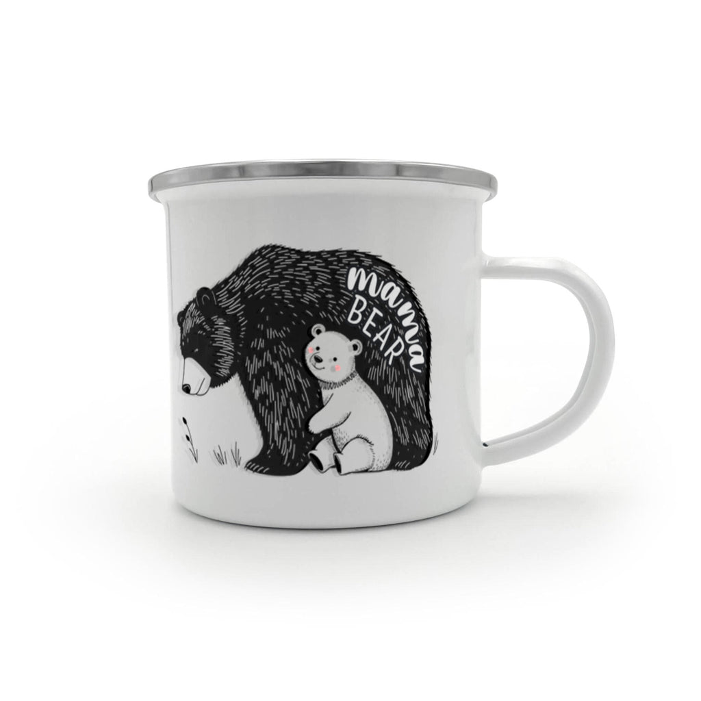 Mama Bear 12 oz Stainless-Steel Camping Mug