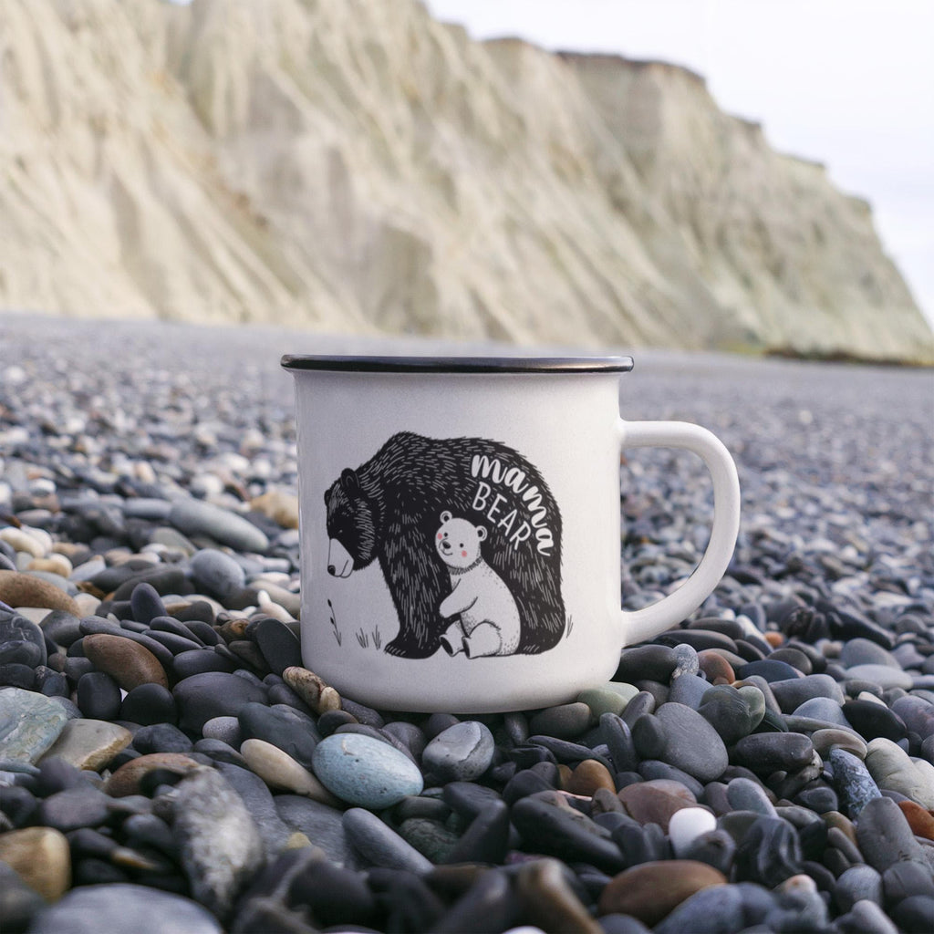 Mama Bear 12 oz Stainless-Steel Camping Mug