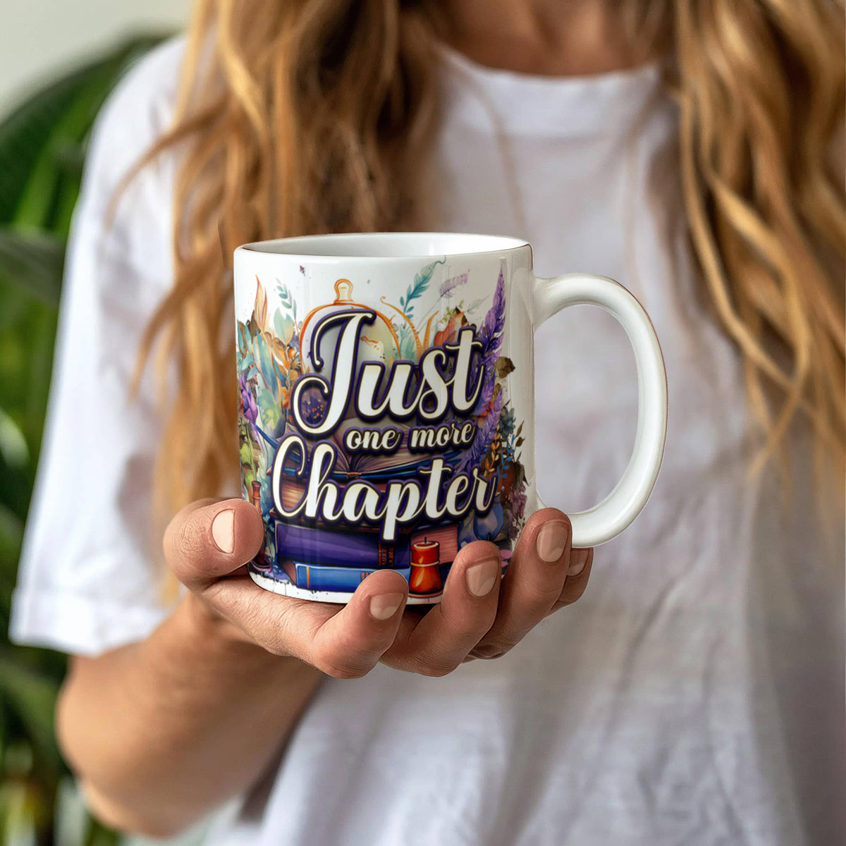 Just One More Chapter Ceramic Mug