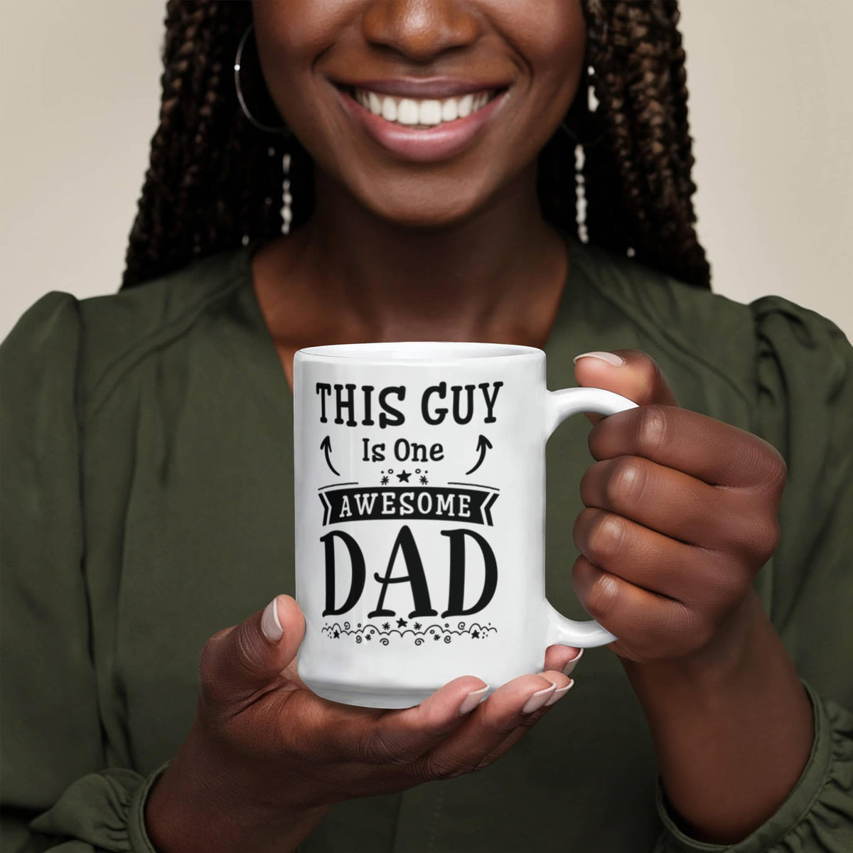 This Guy Is One Awesome Dad Ceramic Mug