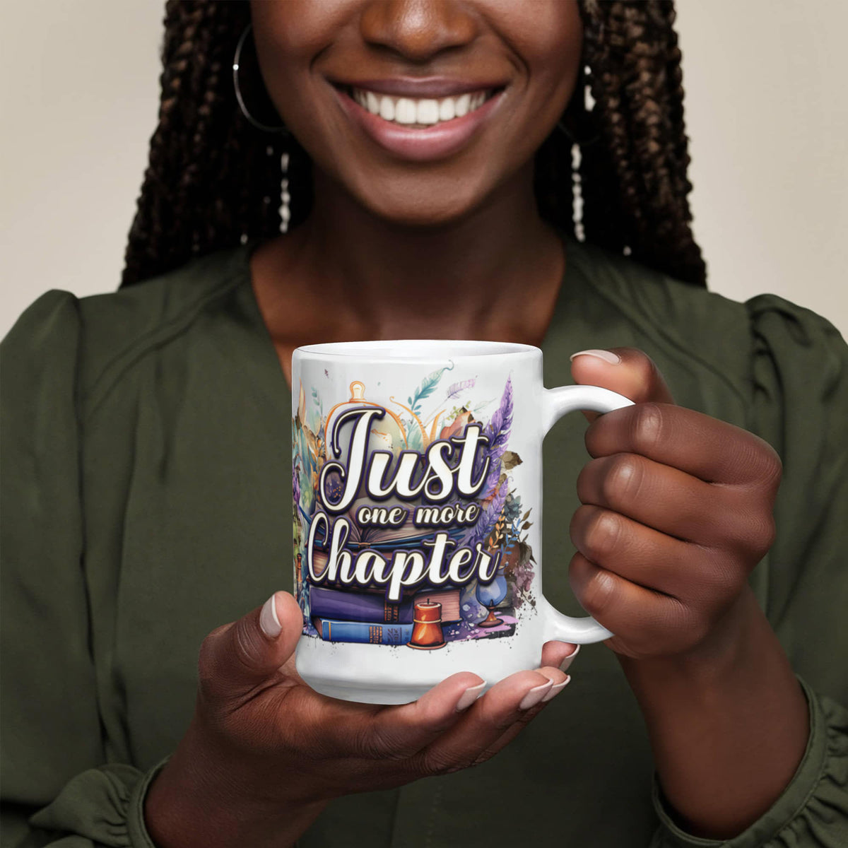 Just One More Chapter Ceramic Mug