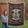 Till Death Do Us Part Cotton Woven Heirloom Blanket
