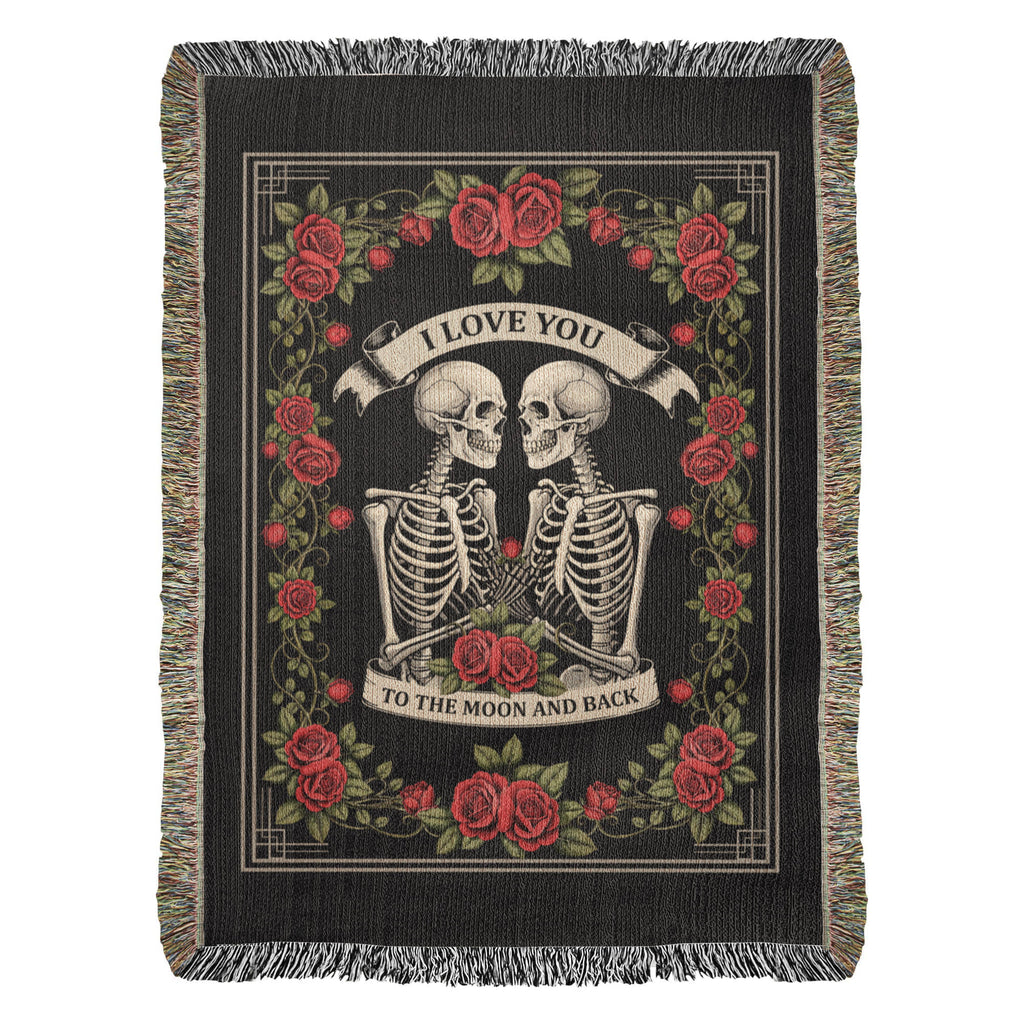Till Death Do Us Part Cotton Woven Heirloom Blanket