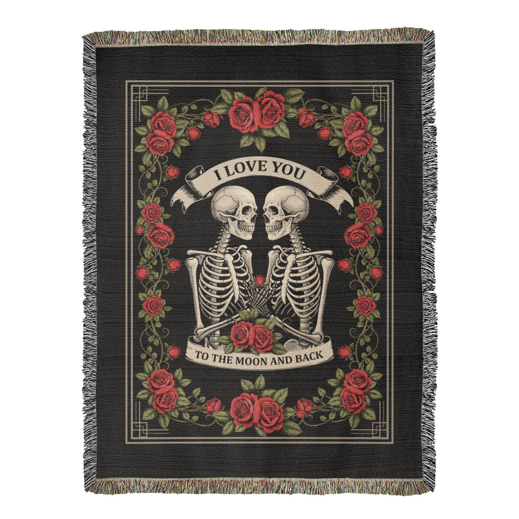 Till Death Do Us Part Cotton Woven Heirloom Blanket